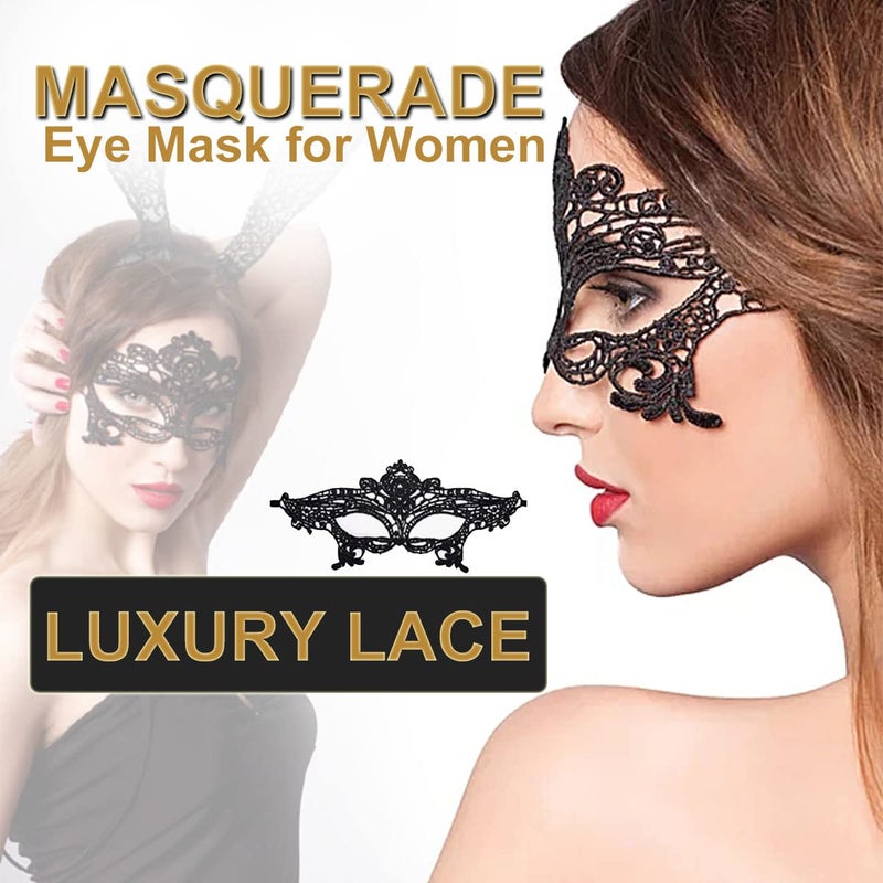 MYMENU Masquerade Mask for Women Shiny Rhinestone Venetian Party Prom Ball Metal Mask (Golden Butterfly) - Image 3
